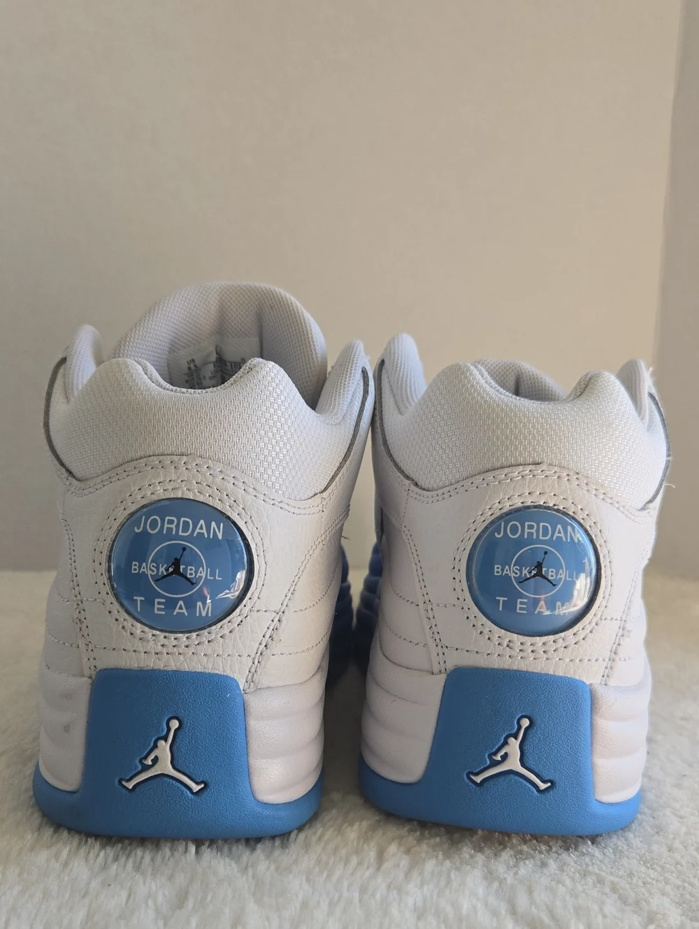Jordan Jumpman Team II White University Blue Sneakers Men’s Size 8.5 NWOB